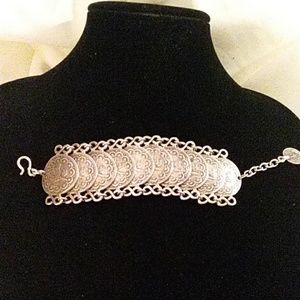 Silver Concho Bracelet